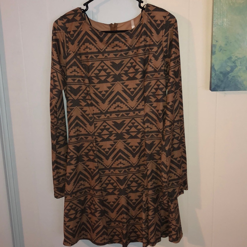 Southwest long sleeve dress